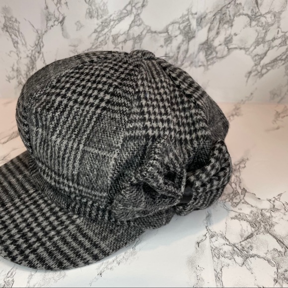 Dark Gray Cabbie Had, Sided Bow - Picture 2 of 6